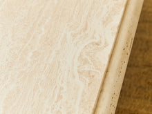 Load image into Gallery viewer, Travertine Post Modern Dining Table