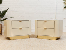 Load image into Gallery viewer, Pair of Post Modern Nightstands