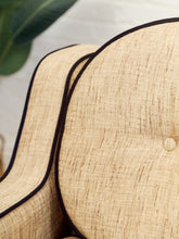 Load image into Gallery viewer, Two Tone Retro Style Loveseat Settee