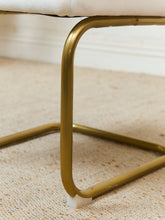 Load image into Gallery viewer, Brass and Rattan Dining Chair