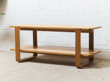 Load image into Gallery viewer, Blonde Wood 2 Tier Coffee Table