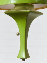 Load image into Gallery viewer, Green Olive Vintage Glossy Pendant Siamese Twin Hanging Lamps