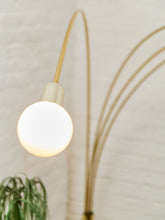 Load image into Gallery viewer, 4 Headed Brass Arc Lamp