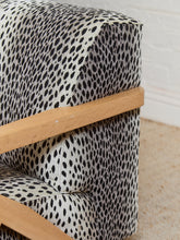 Load image into Gallery viewer, Zephyr Lounge Chair in Cheetah Upholstery