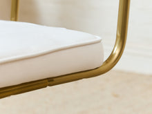 Load image into Gallery viewer, Brass and Rattan Dining Chair