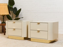 Load image into Gallery viewer, Pair of Post Modern Nightstands
