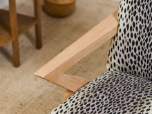 Load image into Gallery viewer, Zephyr Lounge Chair in Cheetah Upholstery