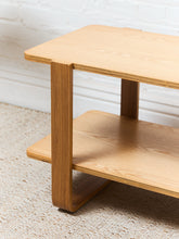 Load image into Gallery viewer, Blonde Wood 2 Tier Coffee Table