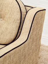 Load image into Gallery viewer, Two Tone Retro Style Loveseat Settee