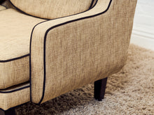 Load image into Gallery viewer, Two Tone Retro Style Loveseat Settee