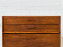 Load image into Gallery viewer, Walnut Mid Century Highboy