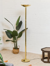 Load image into Gallery viewer, Brass Torchiere Lamp