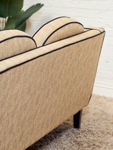 Load image into Gallery viewer, Two Tone Retro Style Loveseat Settee