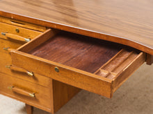 Load image into Gallery viewer, Left Facing Boomerang Wood Vintage Desk