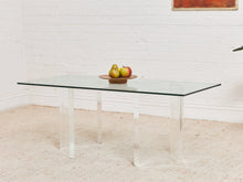 Load image into Gallery viewer, Post Modern Mid Century Lucite Coffee Table