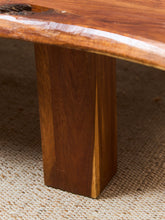 Load image into Gallery viewer, Primitive Raw Wood Live Edge Estate Coffee Table