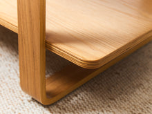 Load image into Gallery viewer, Blonde Wood 2 Tier Coffee Table