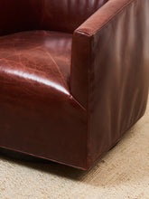 Load image into Gallery viewer, Leather Restoration Hardware Club Chair