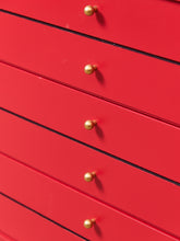 Load image into Gallery viewer, American of Martinsville Dresser in Poppy Red