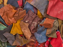 Load image into Gallery viewer, Vintage leather Rug