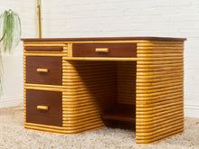 Load image into Gallery viewer, Art Deco Bamboo Desk