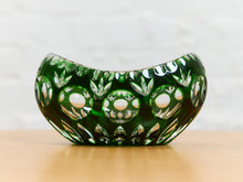 Load image into Gallery viewer, Vintage Nactmann Bleikristall Emerald Cut to Clear Crystal Candy Dish