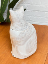 Load image into Gallery viewer, American Pottery Hand-painted Cat Cookie Jar