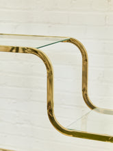 Load image into Gallery viewer, Brass Etegere Tall Shelf