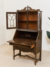Load image into Gallery viewer, Antique Victorian Secretary, Hutch