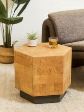 Load image into Gallery viewer, Cork Hexagon Coffee Table Side Table