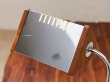 Load image into Gallery viewer, 1970’s Italian Wood and Chrome Lamp