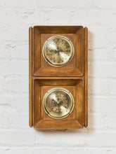 Load image into Gallery viewer, Vintage Wall Thermometer Barometer