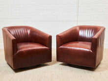 Load image into Gallery viewer, Leather Restoration Hardware Club Chair