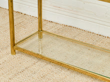 Load image into Gallery viewer, Brass Etegere Tall Shelf