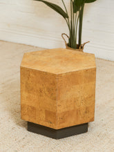 Load image into Gallery viewer, Cork Hexagon Coffee Table Side Table