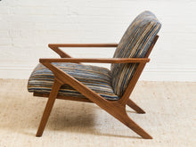 Load image into Gallery viewer, Zayden Lounge Chair in Striped Upholstery