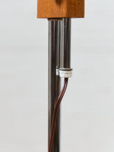Load image into Gallery viewer, 1970’s Italian Wood and Chrome Lamp