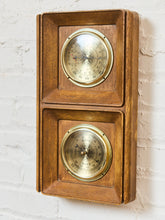 Load image into Gallery viewer, Vintage Wall Thermometer Barometer
