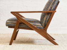 Load image into Gallery viewer, Zayden Lounge Chair in Striped Upholstery