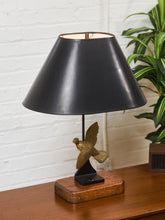 Load image into Gallery viewer, Vintage Gold Eagle Lamp