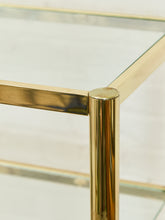 Load image into Gallery viewer, Brass Etegere Tall Shelf