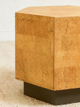 Load image into Gallery viewer, Cork Hexagon Coffee Table Side Table