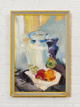 Load image into Gallery viewer, Modernist Expressionist Still Life Oil Painting Vintage Original by P.R Karlsberg