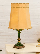 Load image into Gallery viewer, Hollywood Regency Pair of Green Lamps