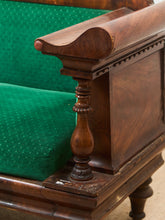 Load image into Gallery viewer, Antique Empire Style Walnut Swan Grecian Sofa