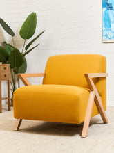 Load image into Gallery viewer, Zephyr Lounge Chair in Curry