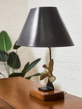 Load image into Gallery viewer, Vintage Gold Eagle Lamp