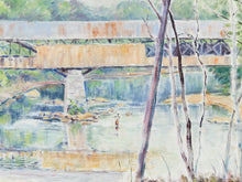 Load image into Gallery viewer, Bridge Vintage Painting