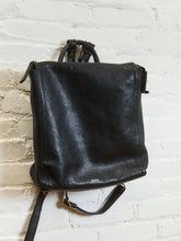 Load image into Gallery viewer, Fossil Elina Large Convertible Backpack Black Leather
