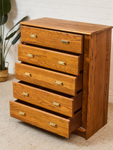 Load image into Gallery viewer, Oak Vintage Highboy